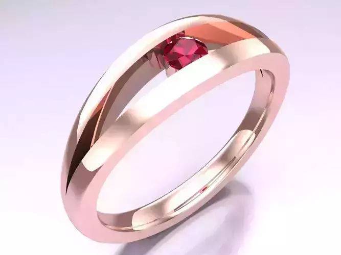 Diamond Ring - Womens Rings - N119252 3D print model