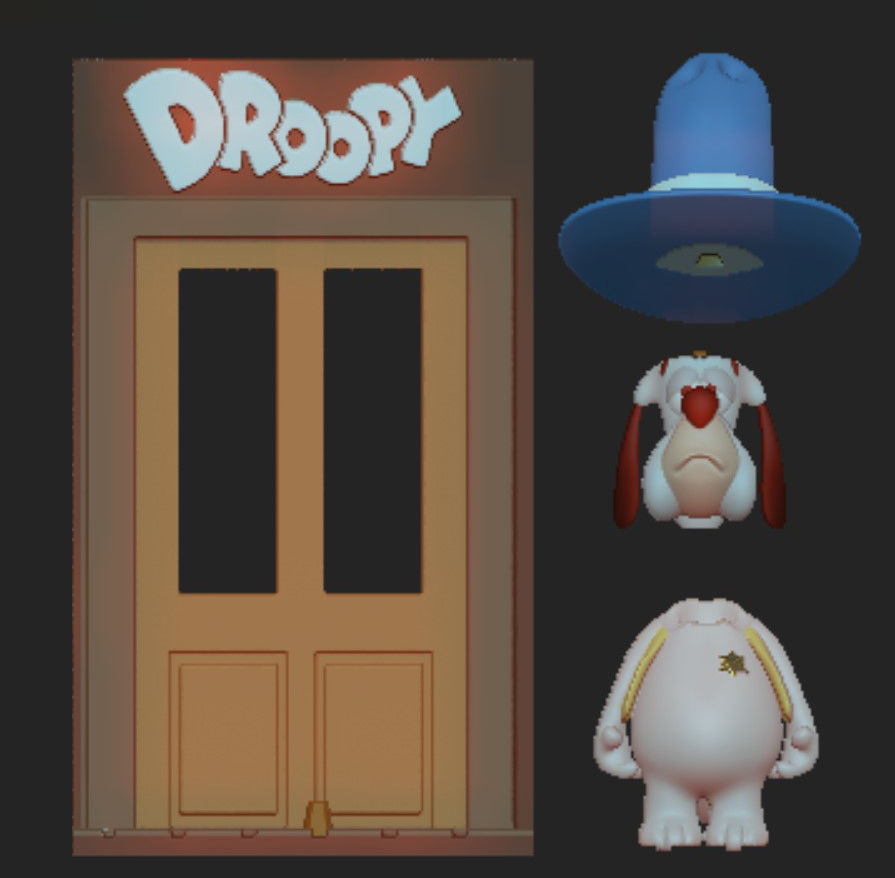 Droopy Dog 3D print model_3