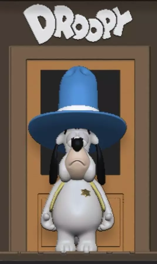 Droopy Dog 3D print model_0