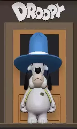 Droopy Dog 3D print model