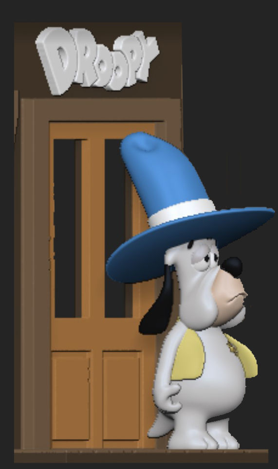 Droopy Dog 3D print model_2