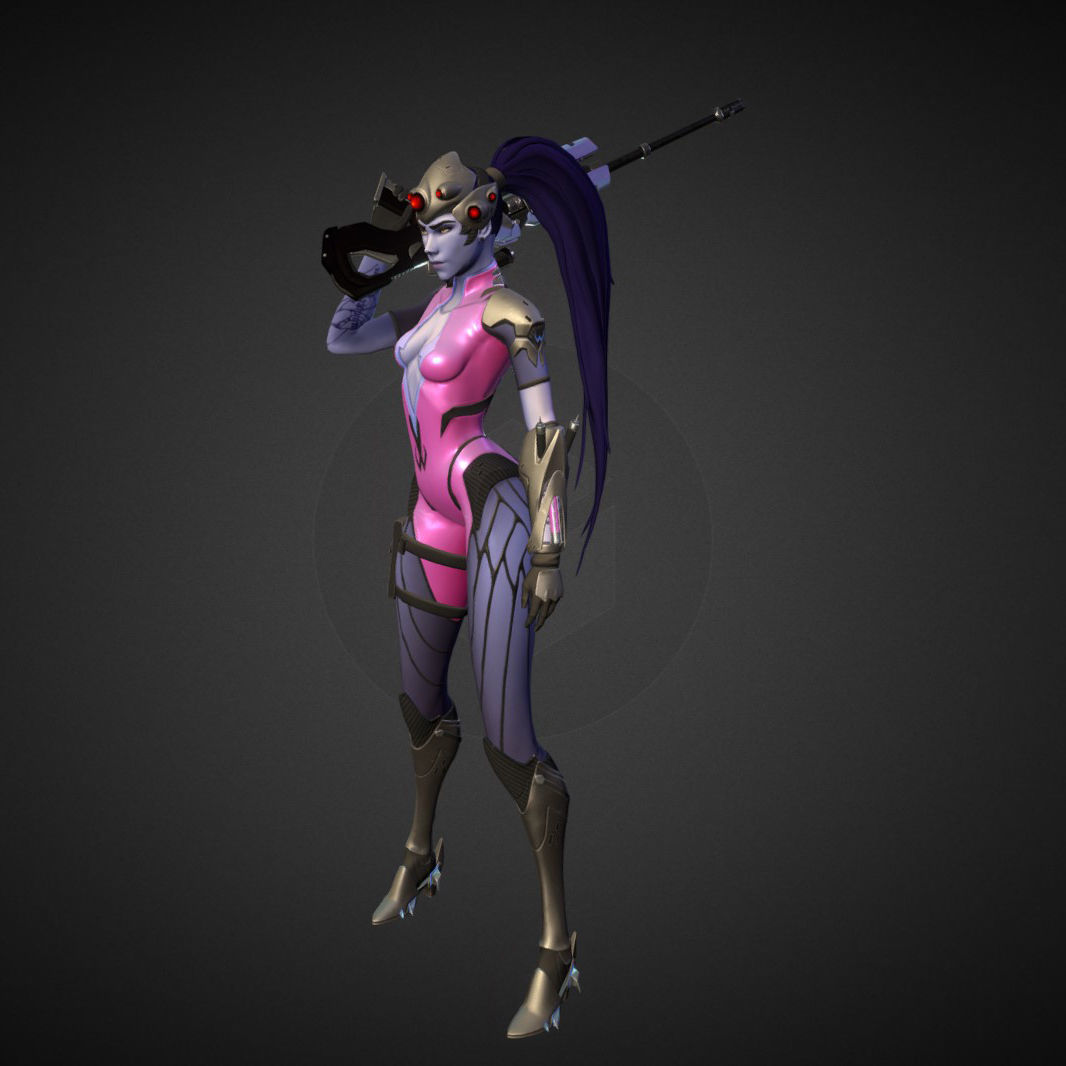 Widowmaker Overwatch Figures STL Ready to Print 3D print model_3