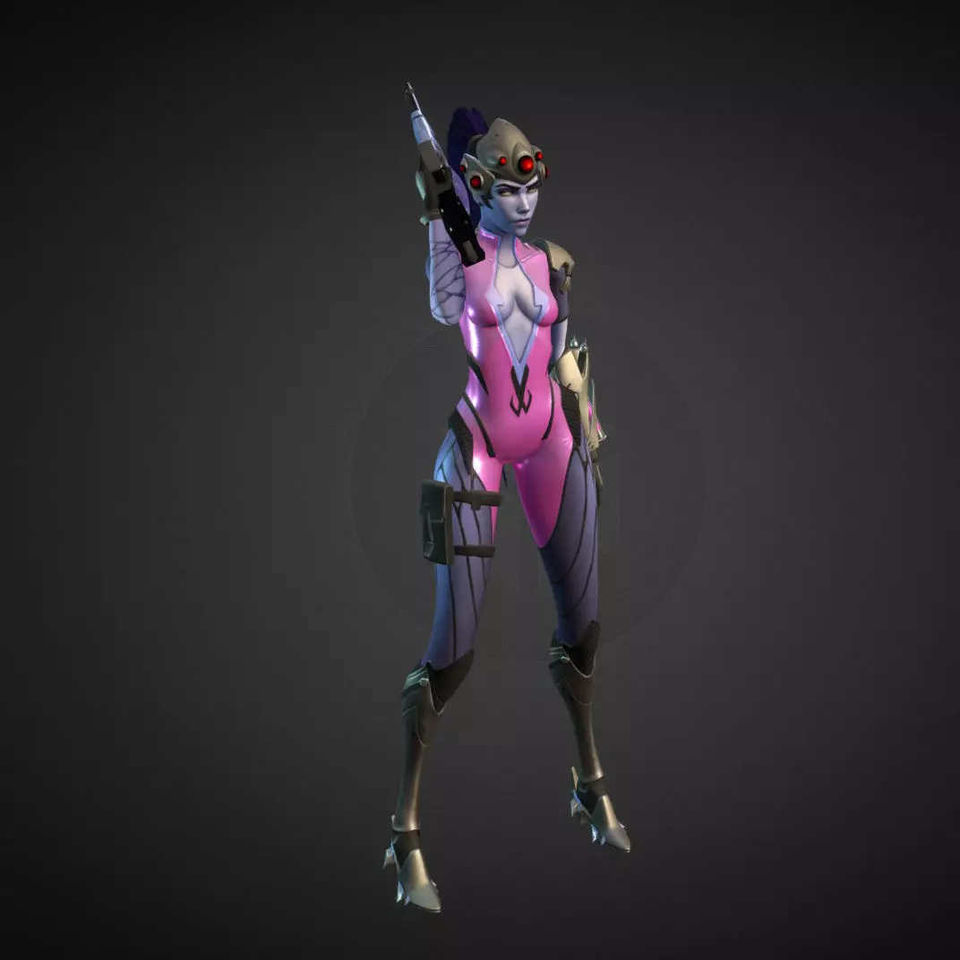 Widowmaker Overwatch Figures STL Ready to Print 3D print model_0