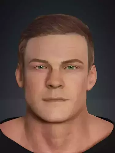 Alan Ritchson Reacher Digital Double Face Model 
