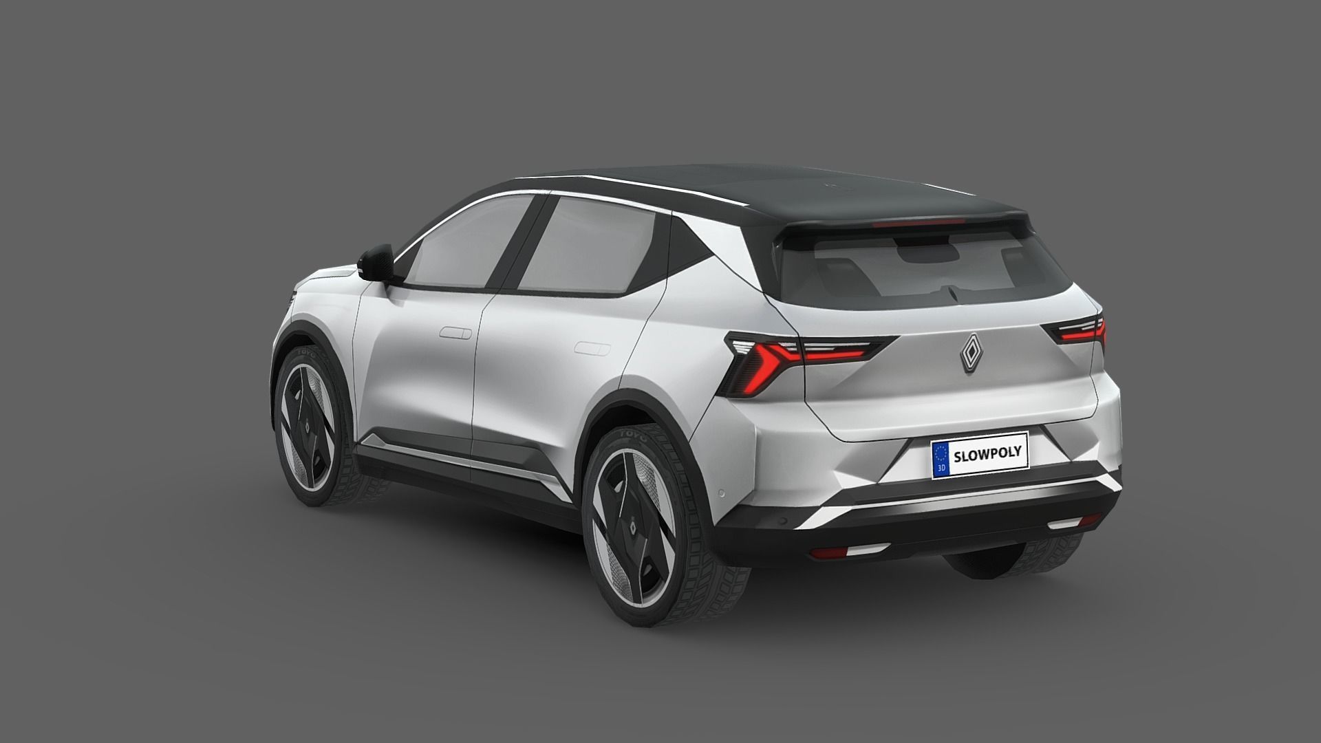 Renault Scenic E-Tech Low-poly 3D model_1