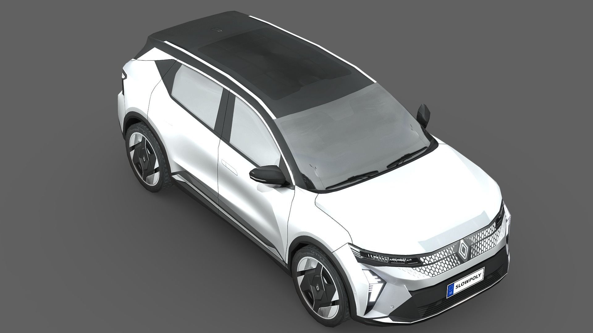 Renault Scenic E-Tech Low-poly 3D model_3