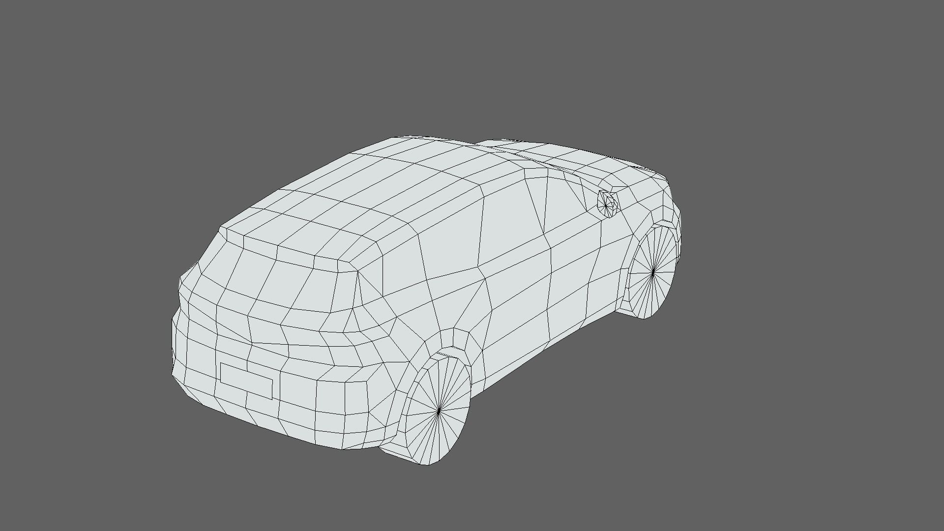 Renault Scenic E-Tech Low-poly 3D model_6