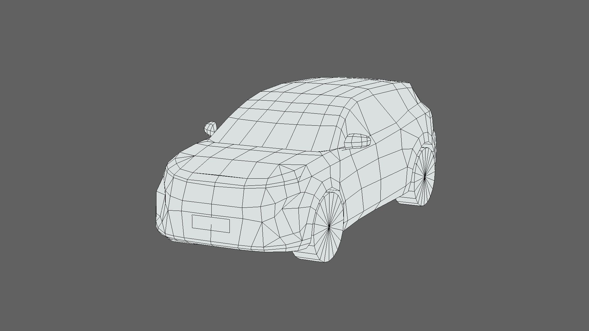 Renault Scenic E-Tech Low-poly 3D model_5