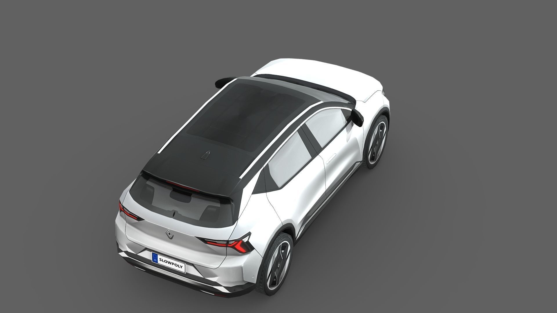 Renault Scenic E-Tech Low-poly 3D model_4