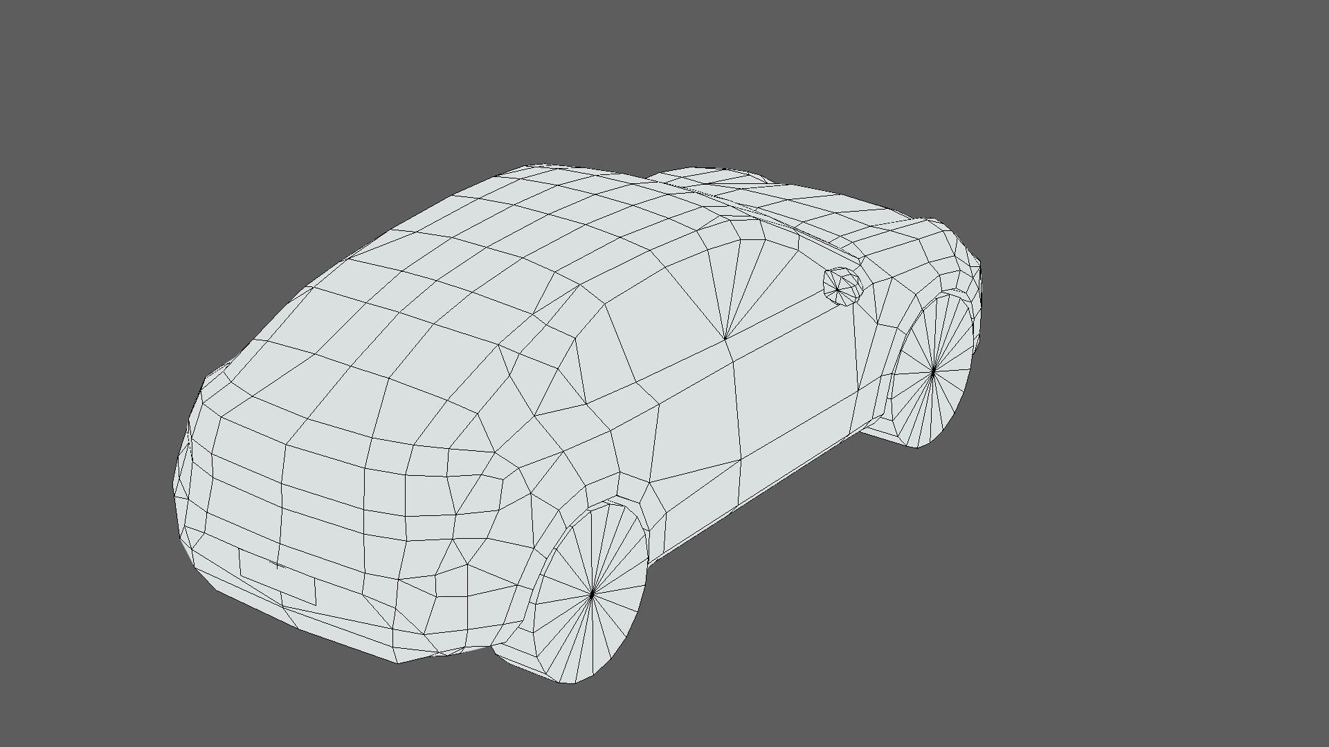 Porsche Macan Turbo Electric Low-poly 3D model_6