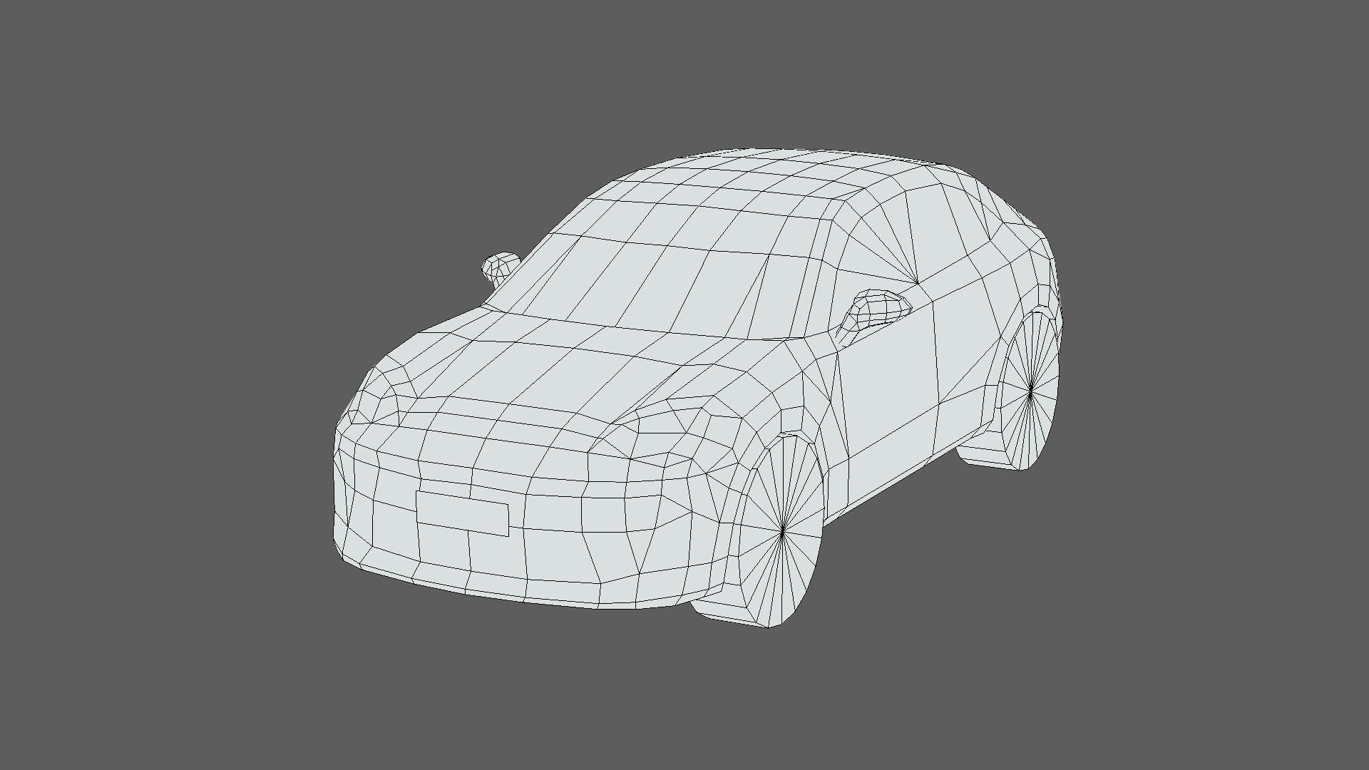 Porsche Macan Turbo Electric Low-poly 3D model_5