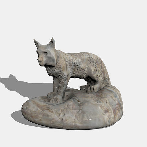 LYNX SUR SCULPTURE BUST Free 3D print model
