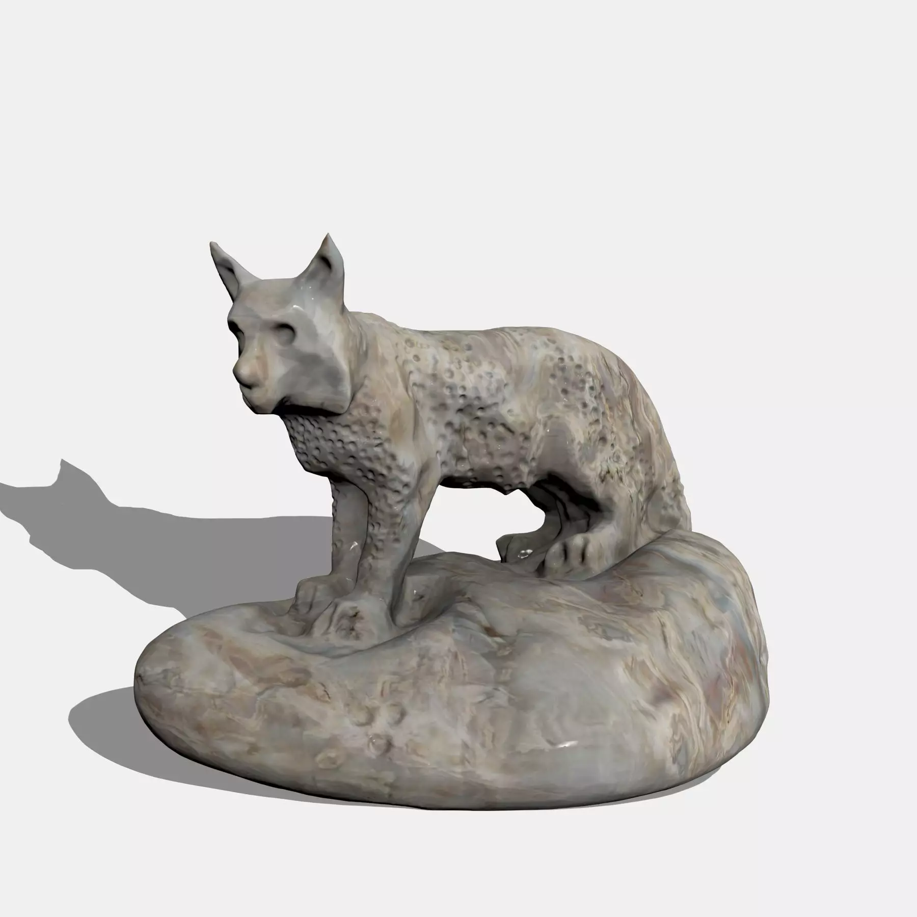 LYNX SUR SCULPTURE BUST Free 3D print model