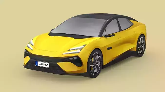 Lotus Emeya 2024 Low-poly 3D model