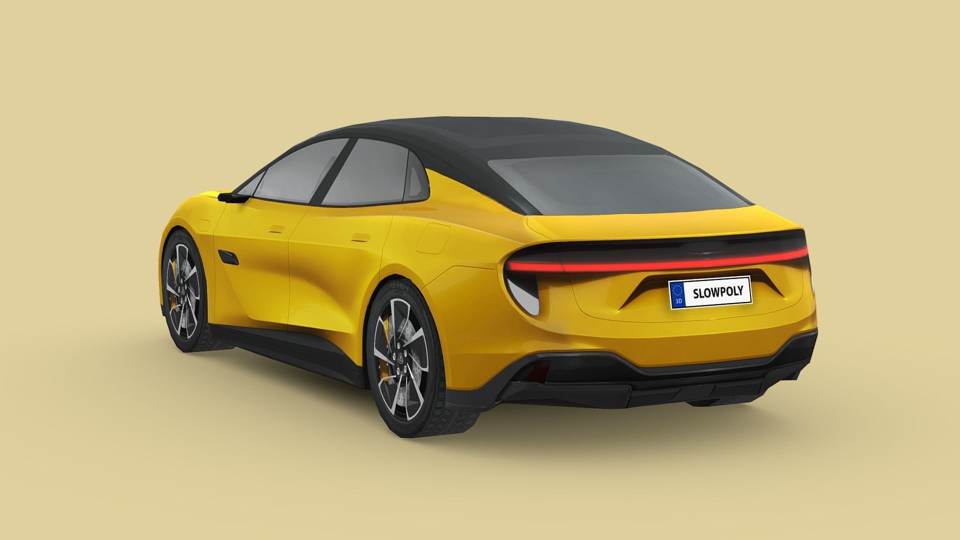 Lotus Emeya 2024 Low-poly 3D model_4