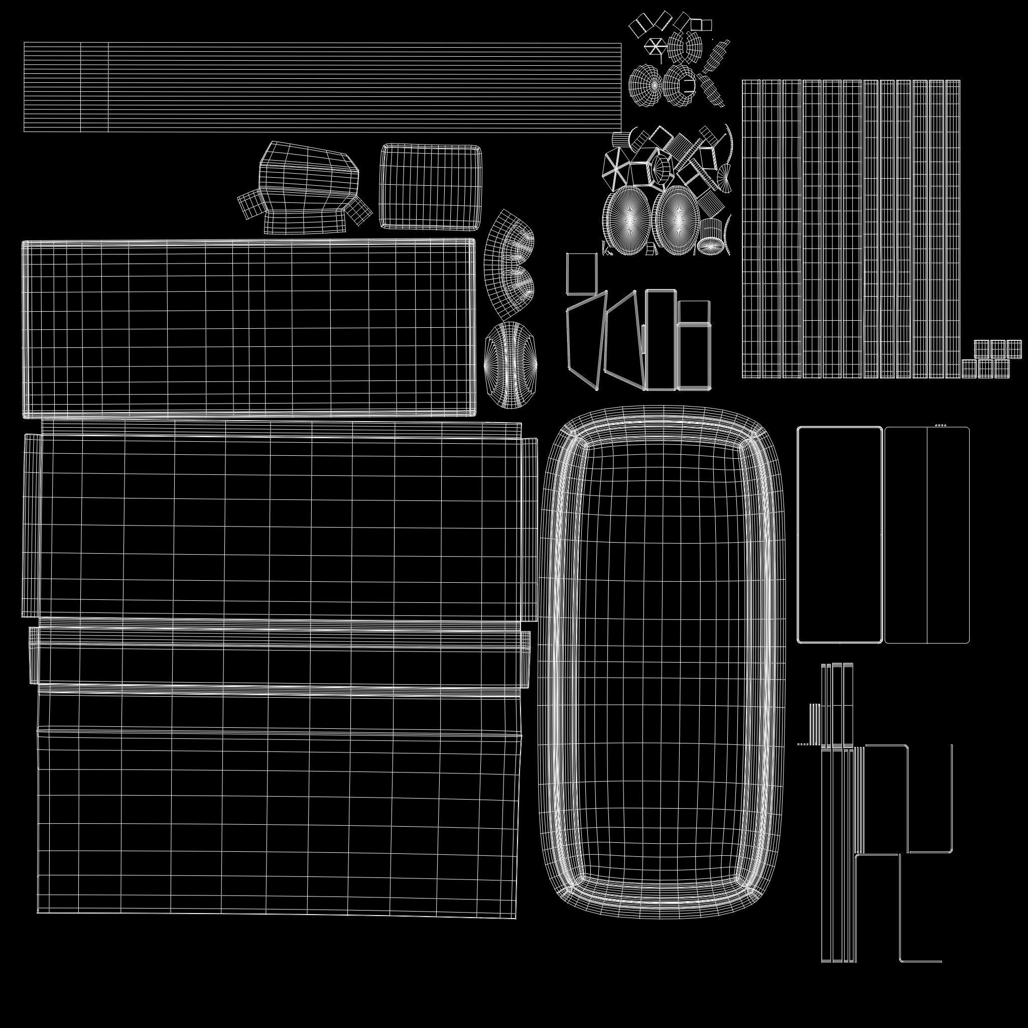 Stainless Steel Table 3D model_10