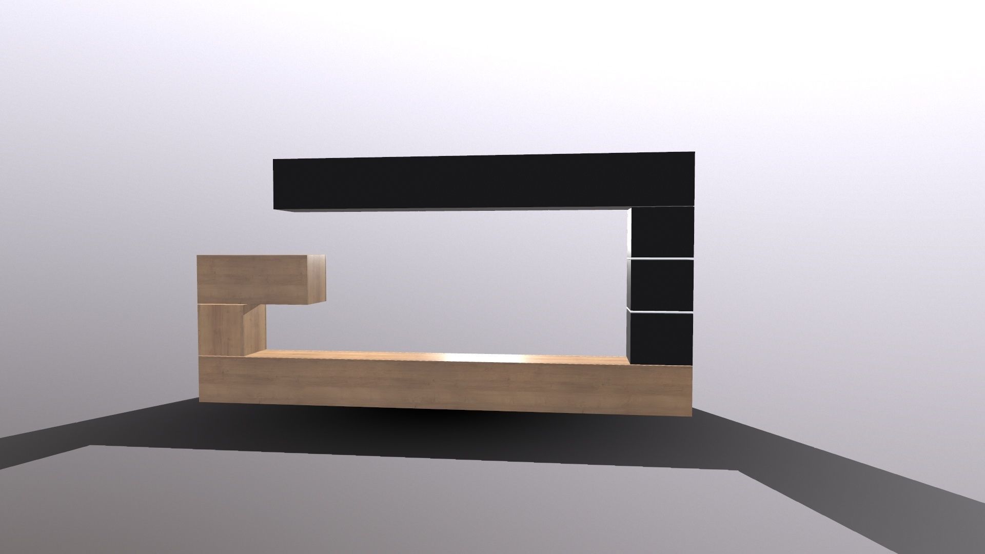 TV Unit 3D model_6