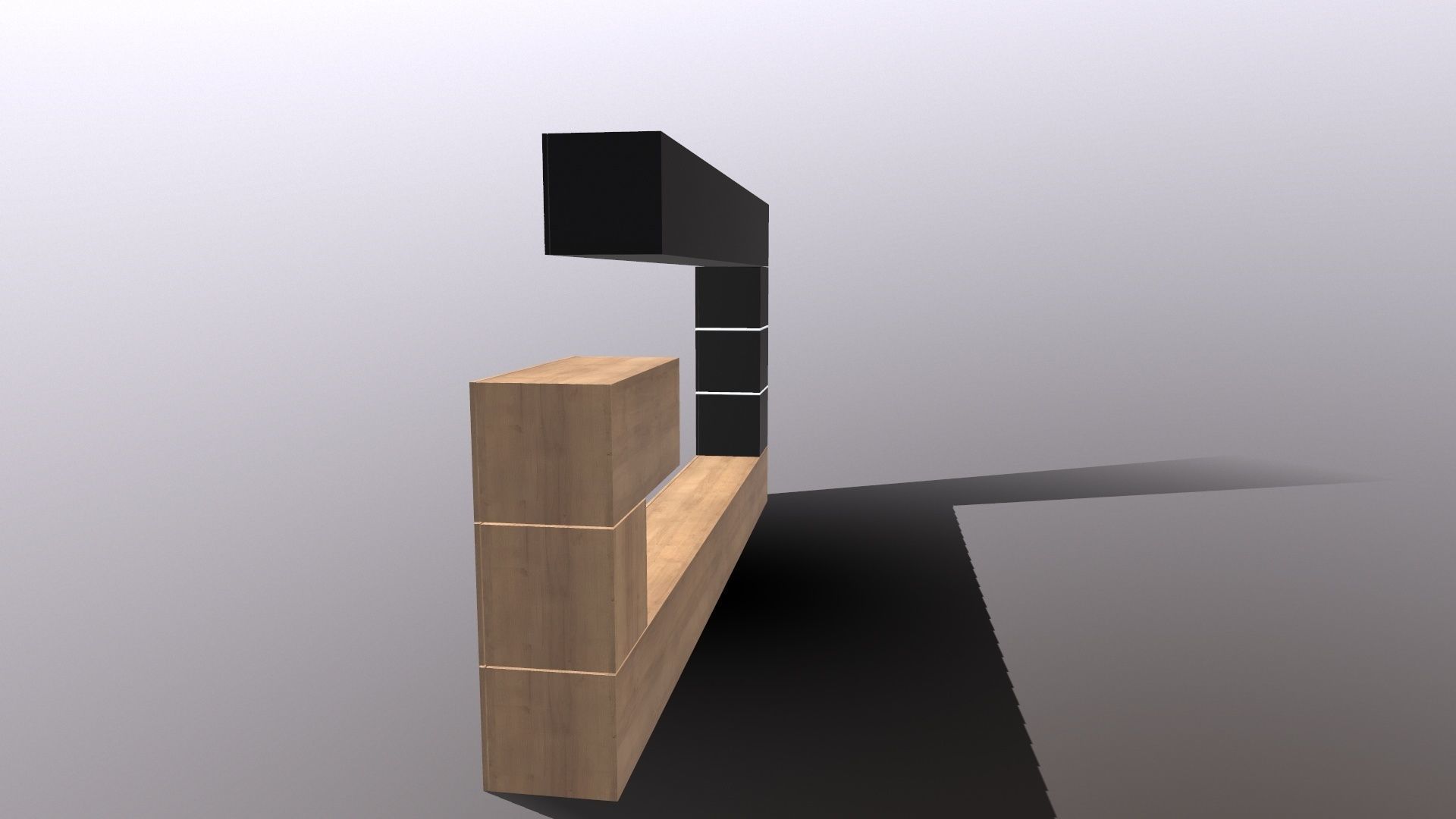 TV Unit 3D model_7