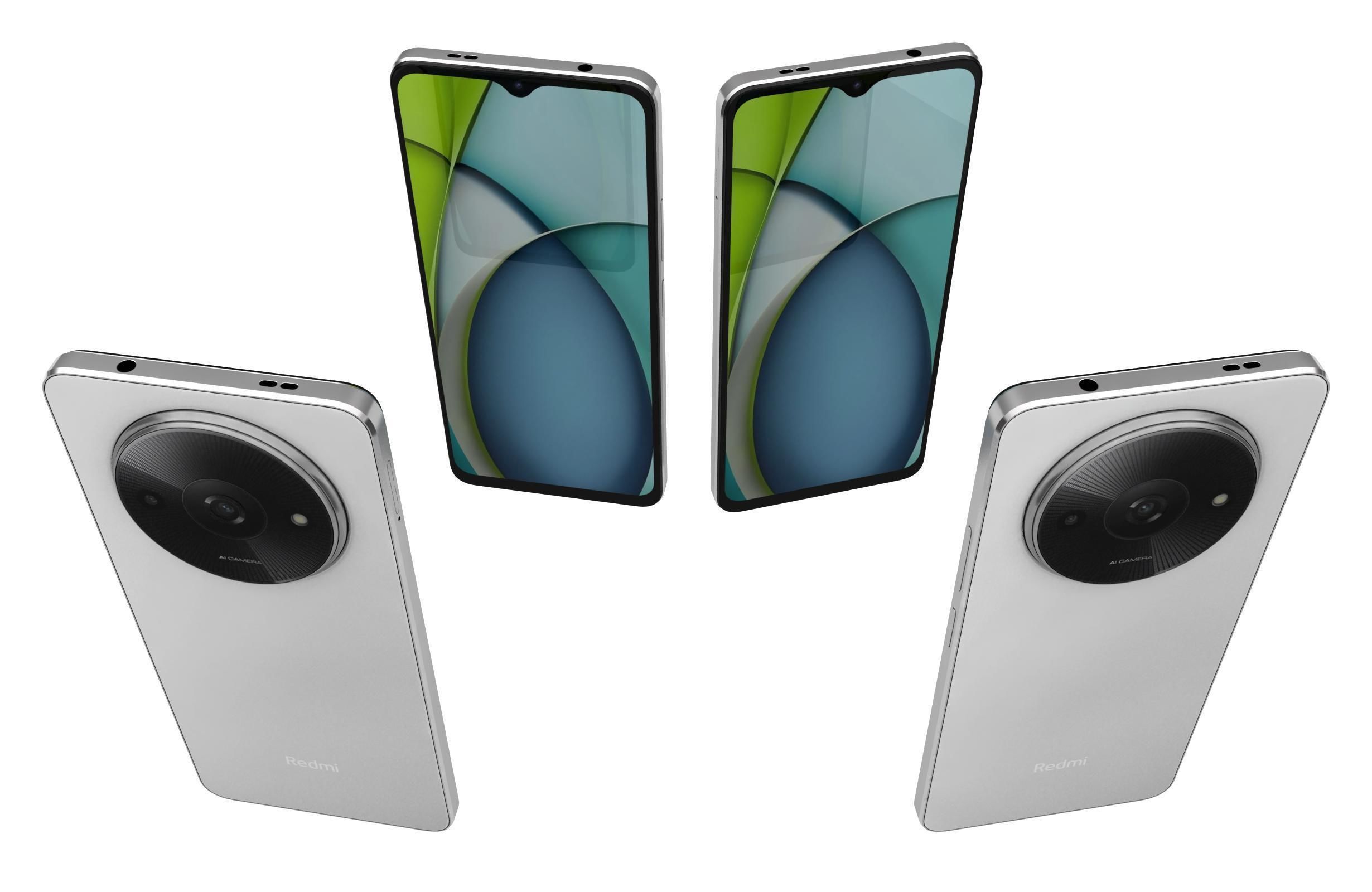 Xiaomi Redmi A3x All Colors 3D model_25