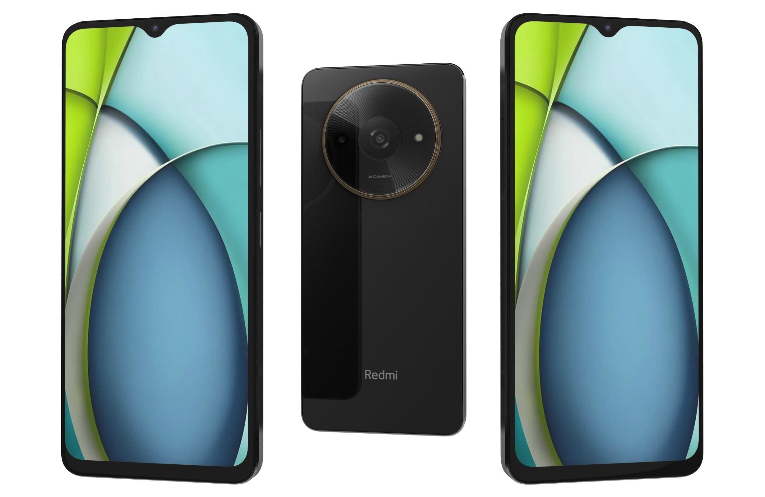 Xiaomi Redmi A3x All Colors 3D model_1