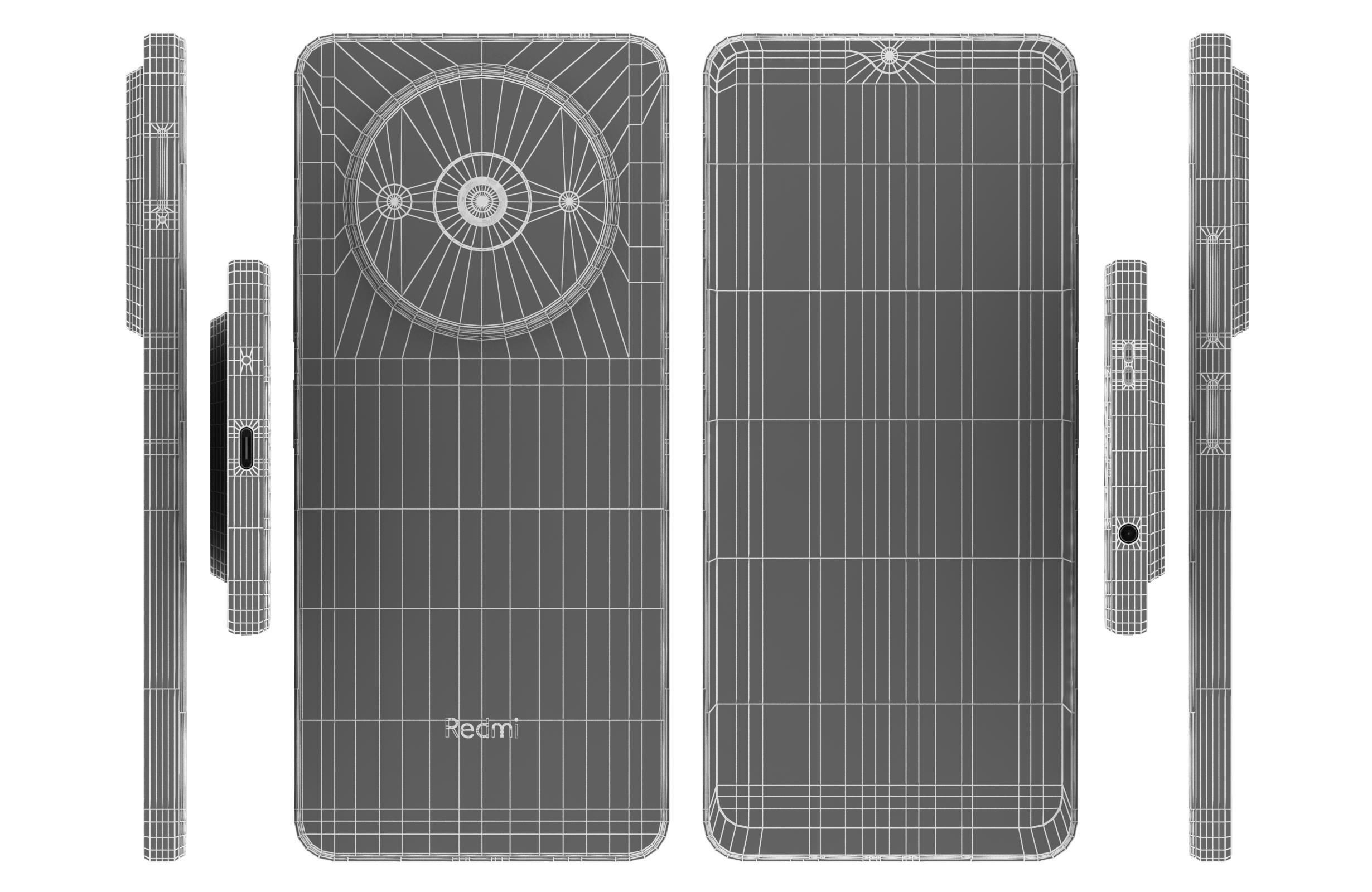Xiaomi Redmi A3x All Colors 3D model_31