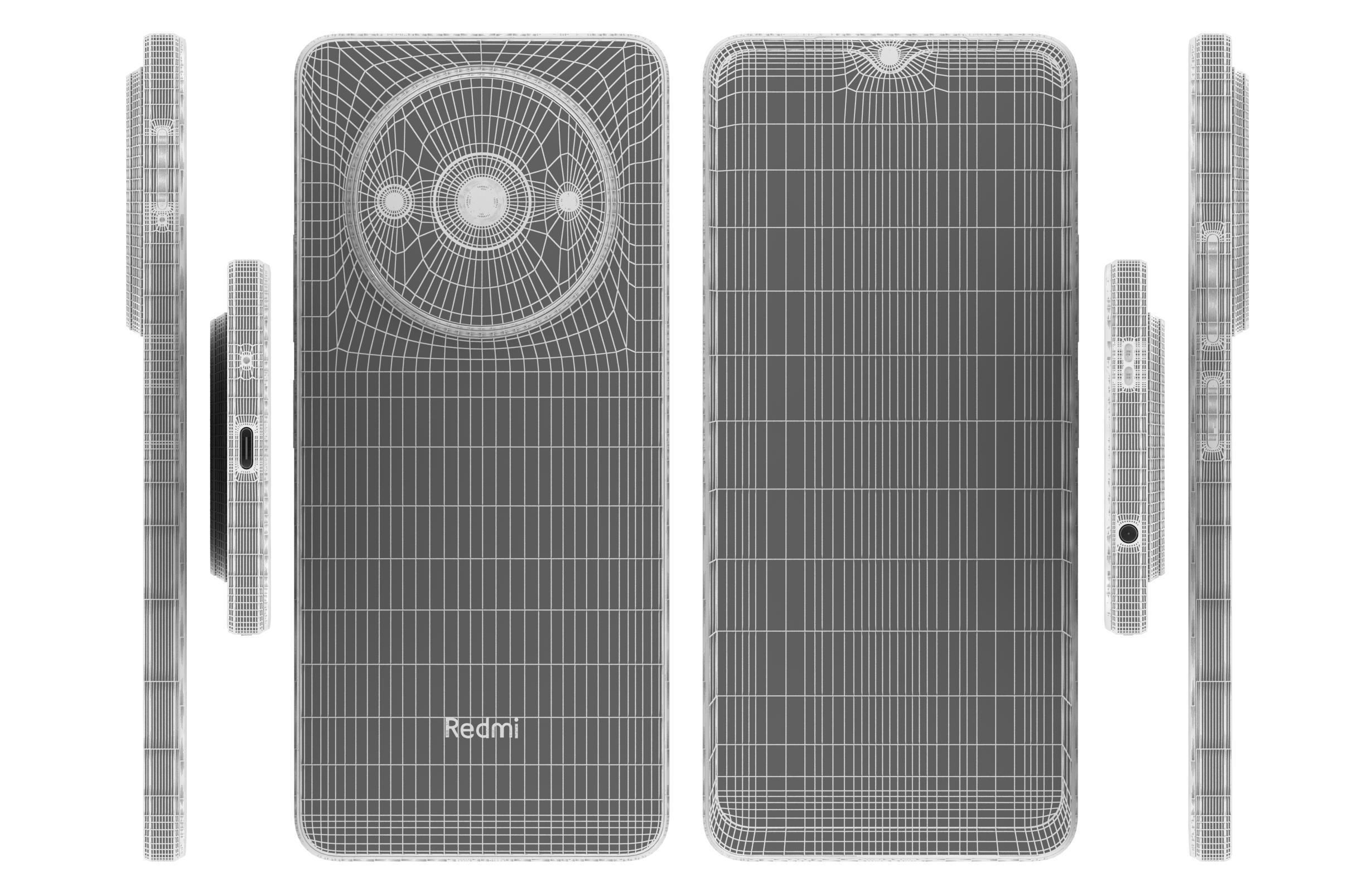 Xiaomi Redmi A3x All Colors 3D model_32