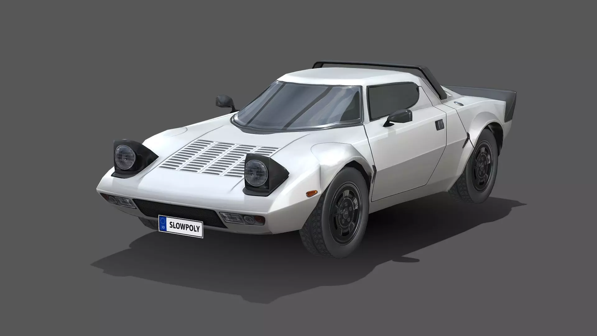Lancia Stratos 1974 3D model_0