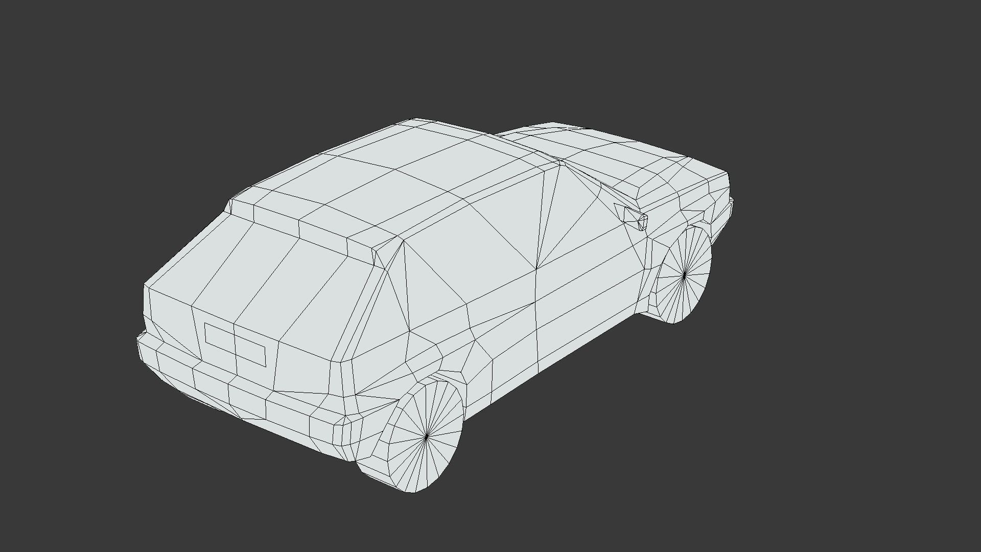 Lancia Delta Integrale 1992 Low-poly 3D model_6