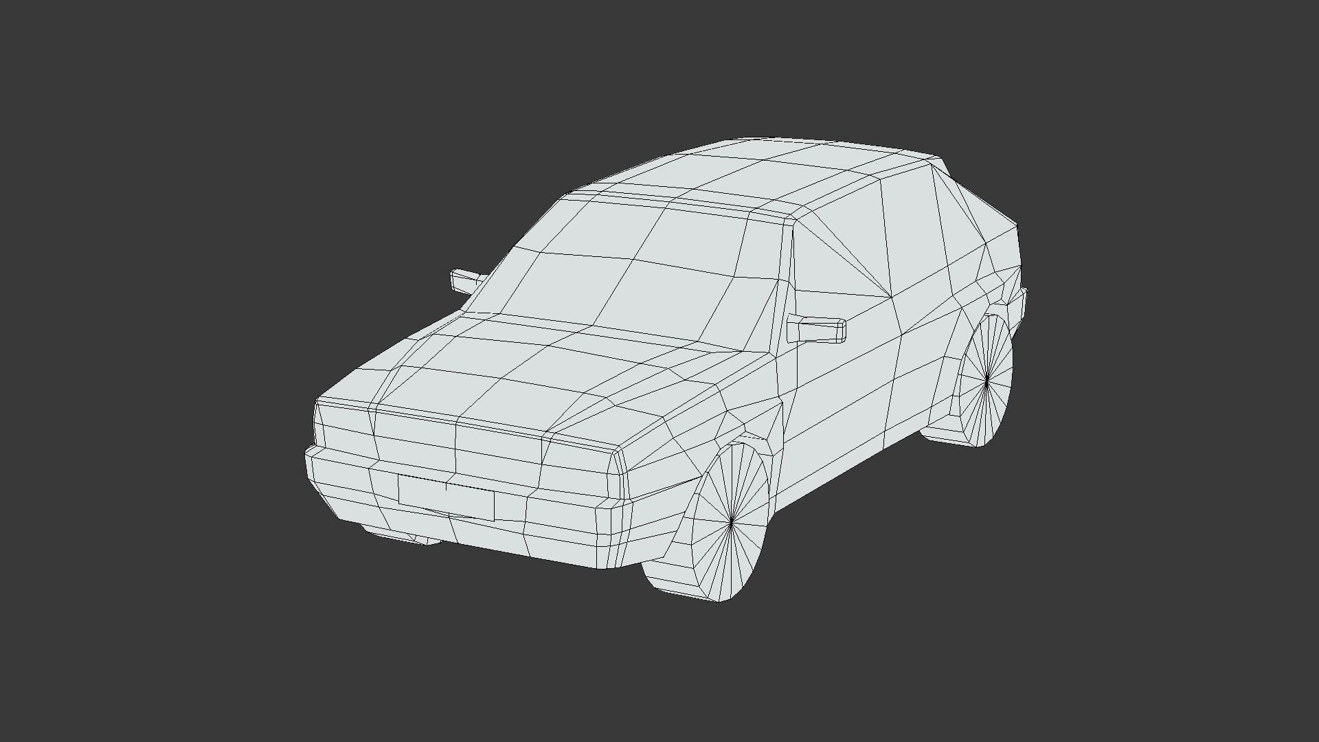 Lancia Delta Integrale 1992 Low-poly 3D model_5