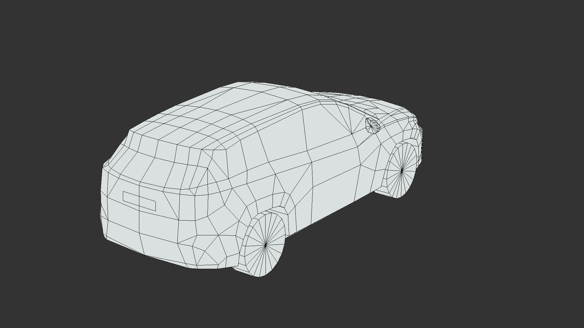 Hyundai Tucson N-Line 2024 Low-poly 3D model_6