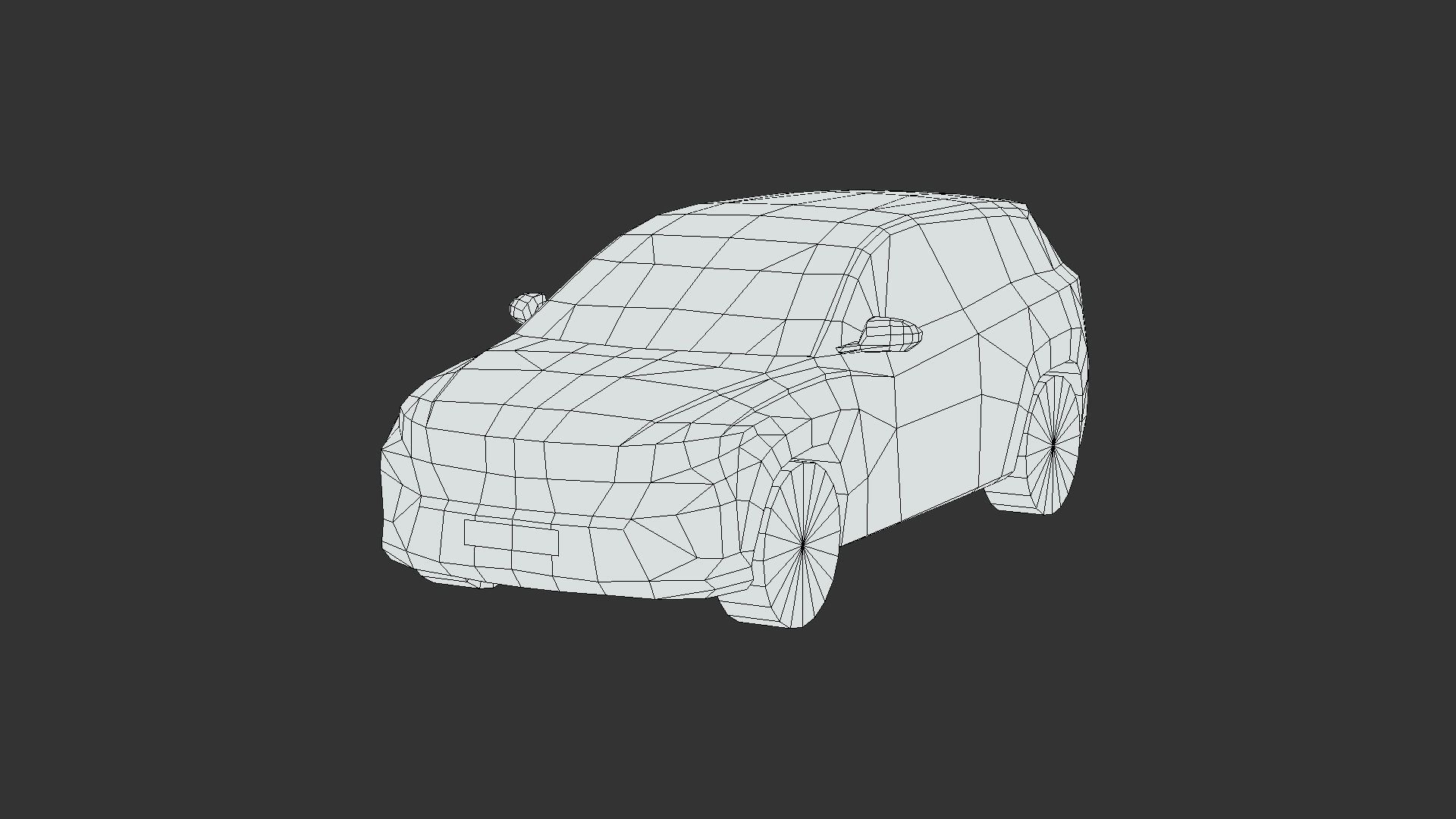Hyundai Tucson N-Line 2024 Low-poly 3D model_5