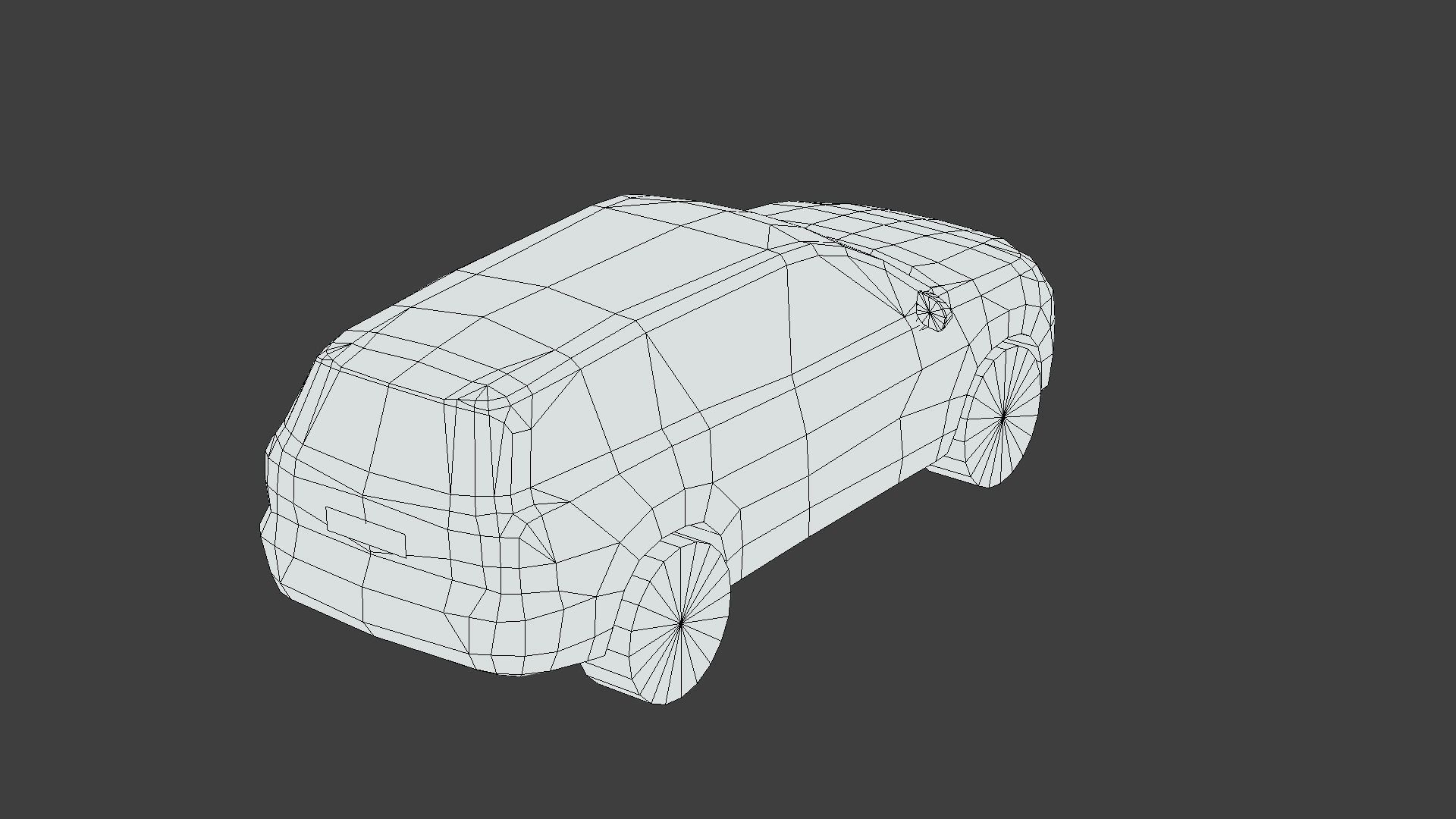 Hyundai Palisade 2023 Low-poly 3D model_6