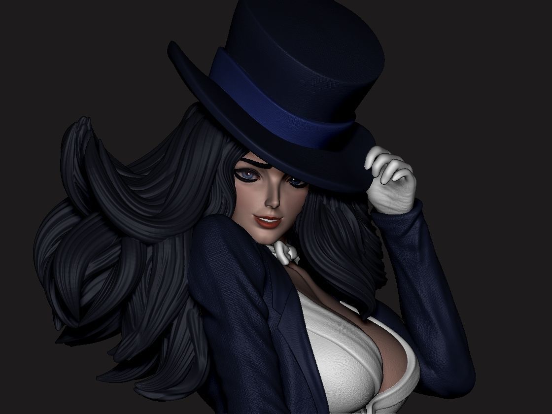 Zatanna 3D print model_1