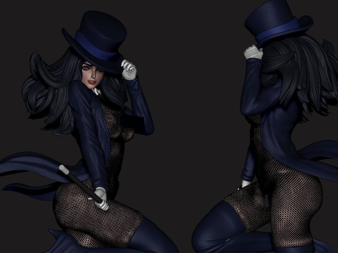 Zatanna 3D print model_6
