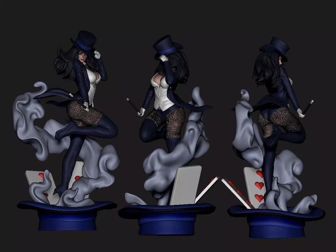 Zatanna 3D print model_0