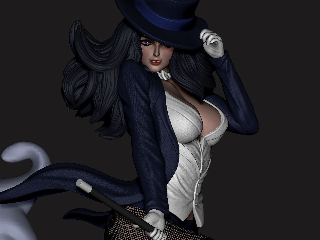 Zatanna 3D print model_3