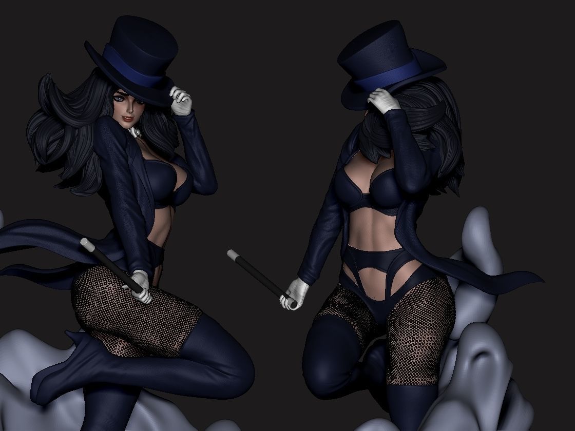 Zatanna 3D print model_4