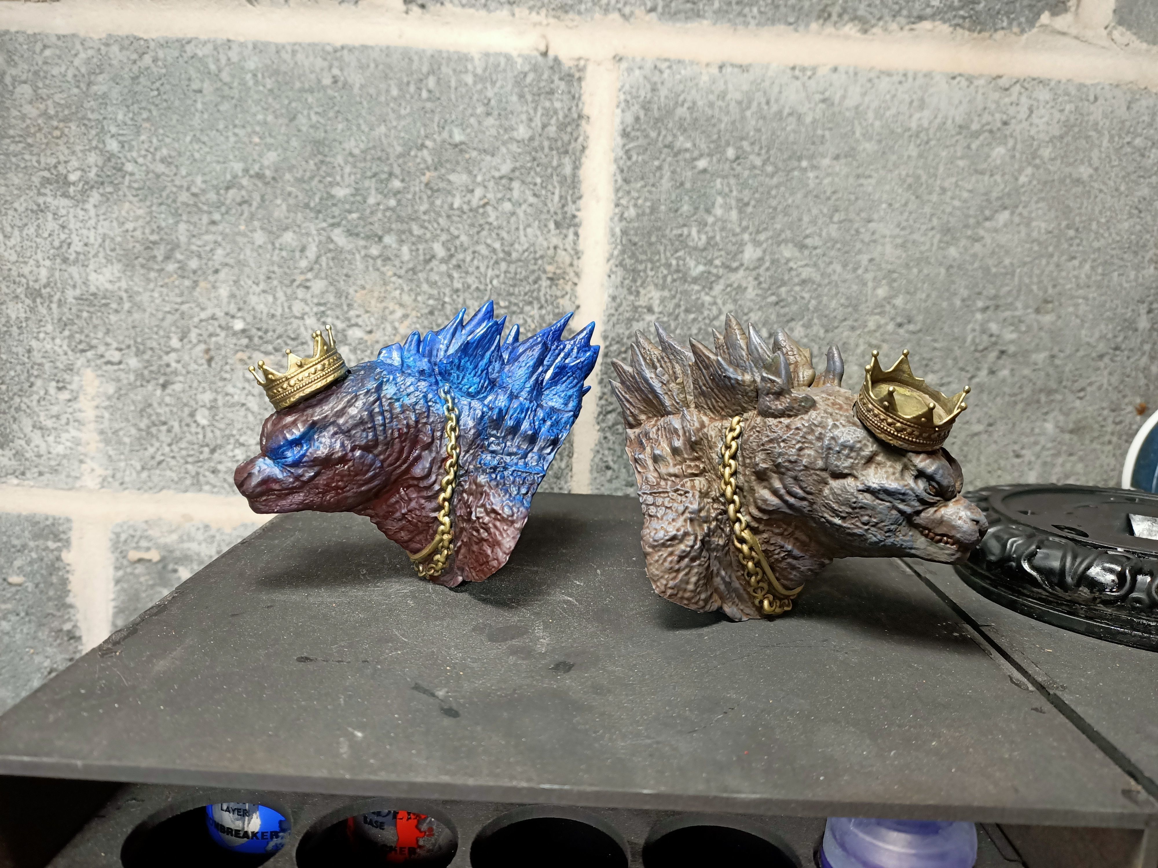 King Godzilla Bust 3D print model_1