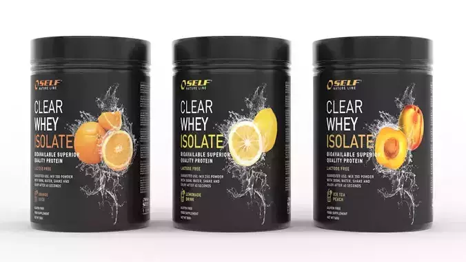 Protein Powder 3D model