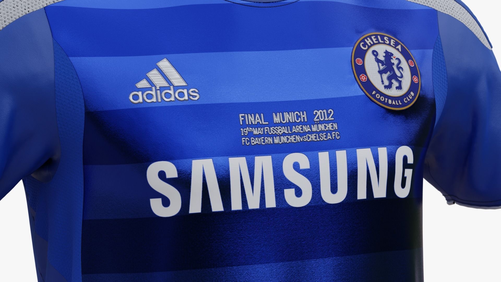 Chelsea FC Jersey 3D model_5