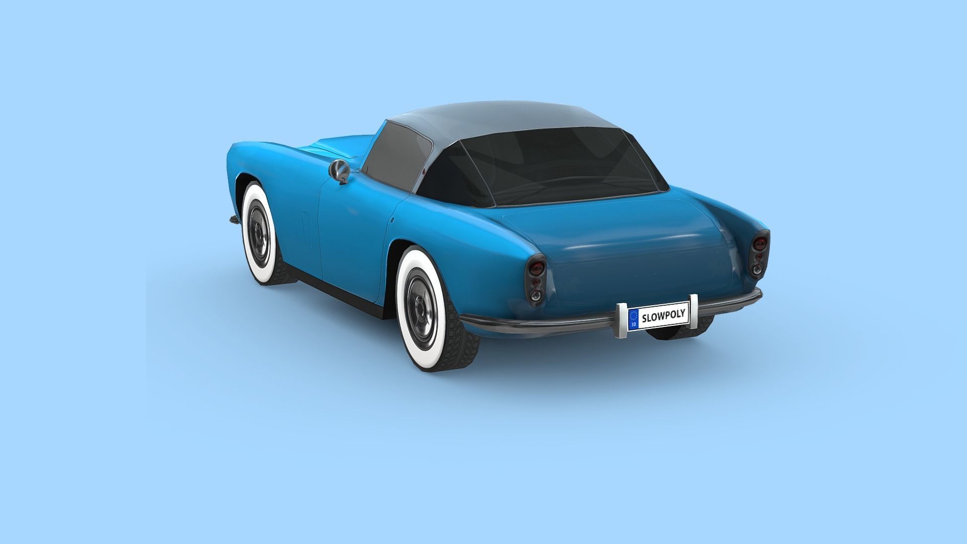 Dodge Zeder Z-250 1953 Low-poly 3D model_1