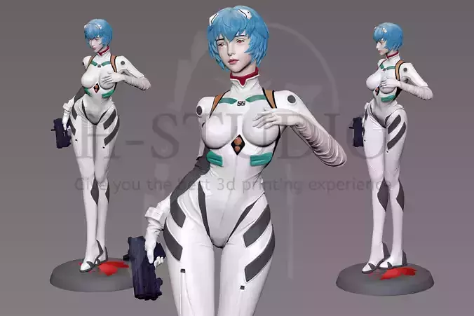Rei Ayanami - EVA   3D print model 3D print model