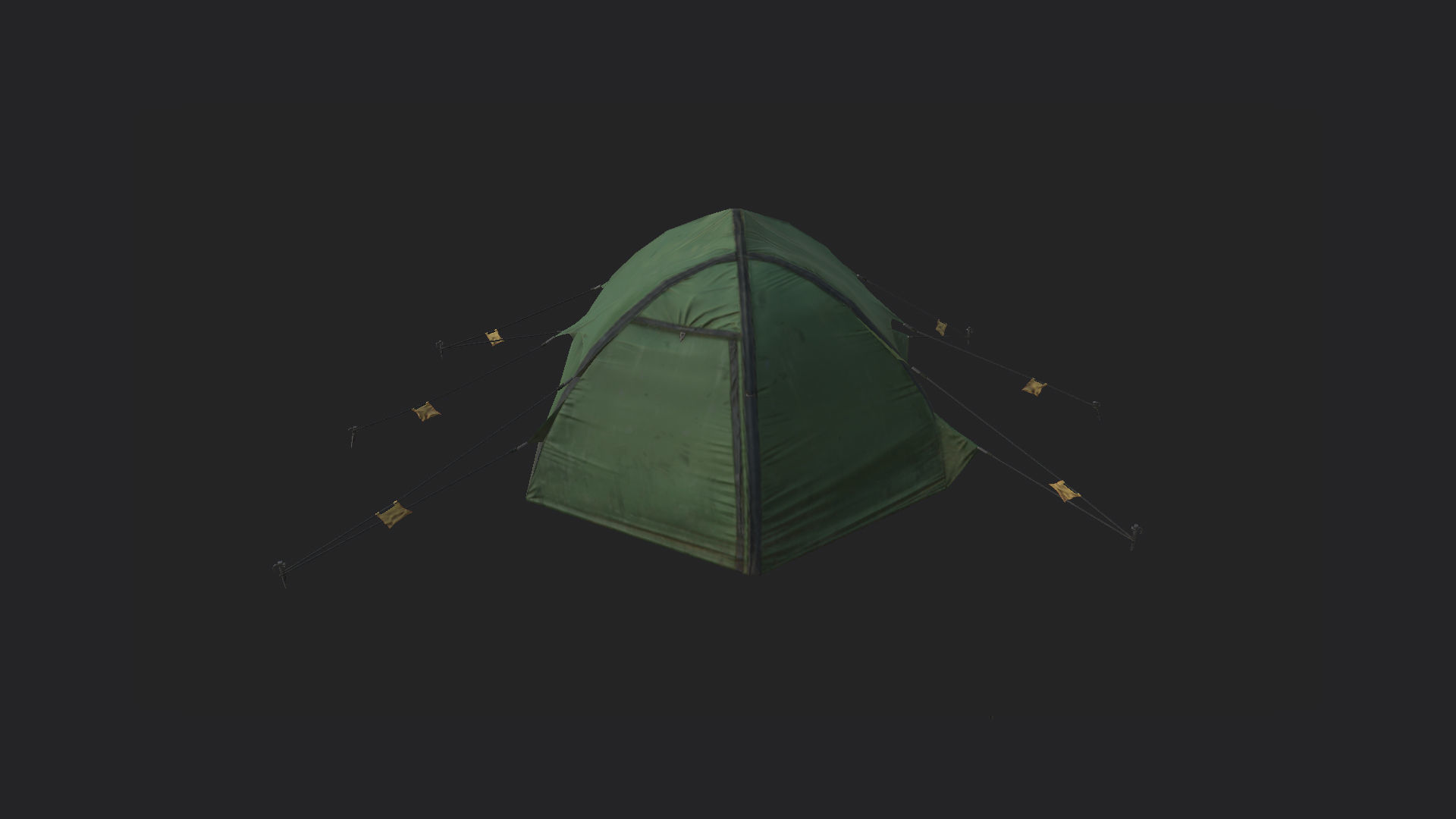 Tent 3D model 004 Low-poly 3D model_5