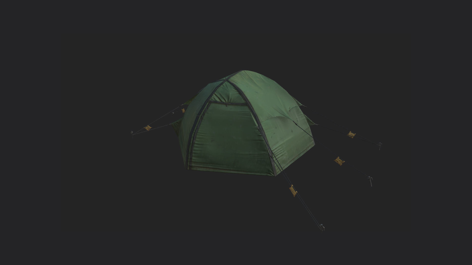 Tent 3D model 004 Low-poly 3D model_2