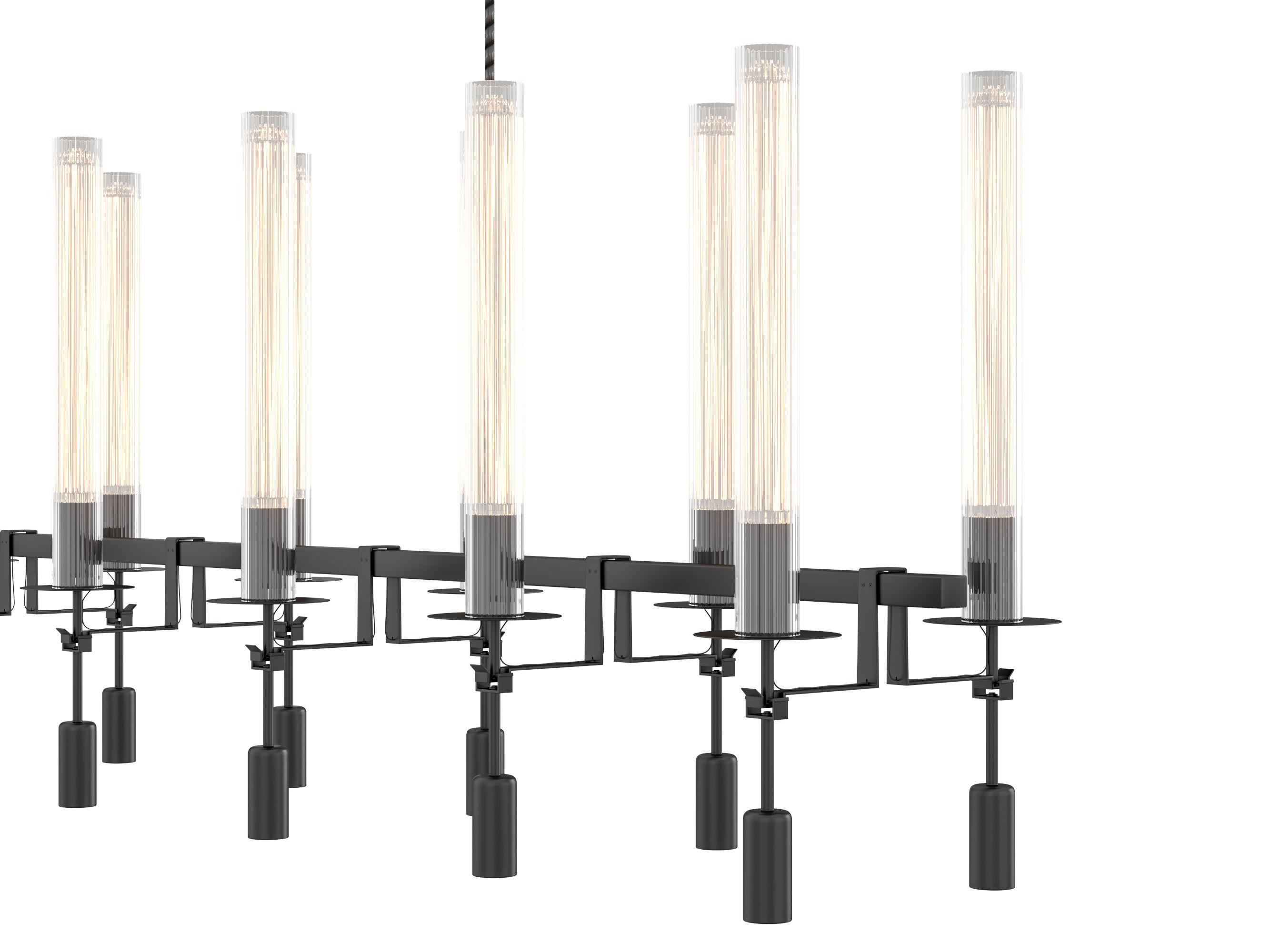 RH Fontanelle Linear Chandelier 3D model_3