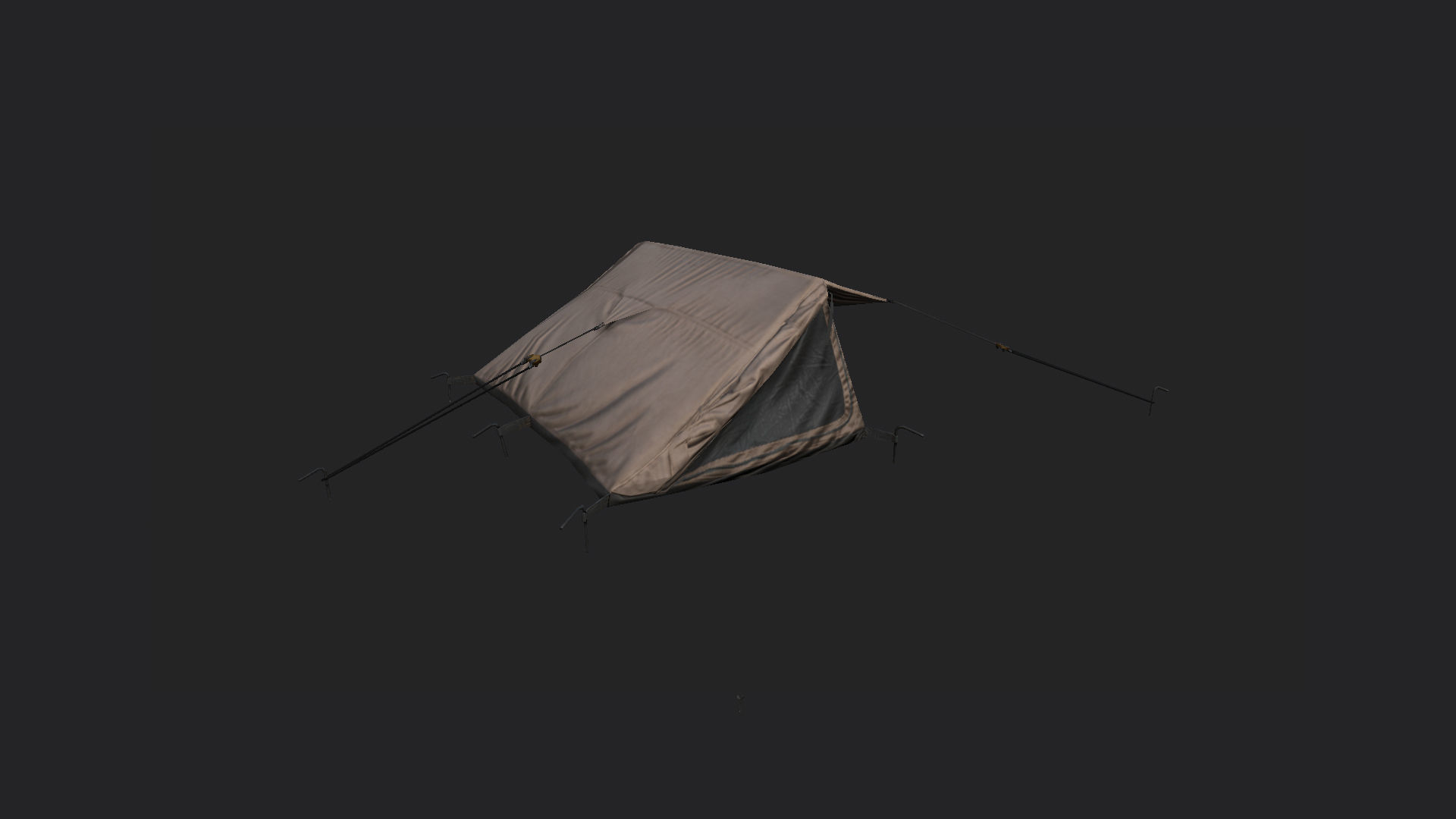 Tent 3D model 005 Low-poly 3D model_3