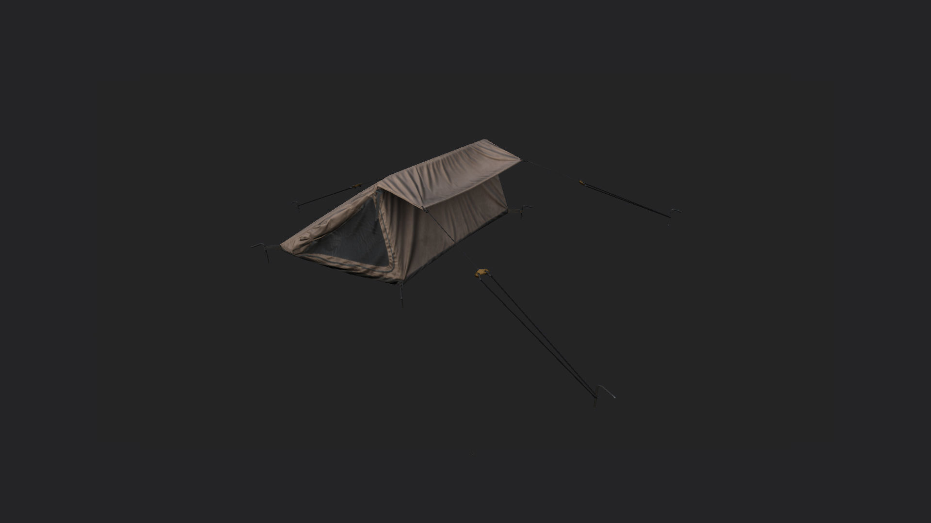 Tent 3D model 005 Low-poly 3D model_5