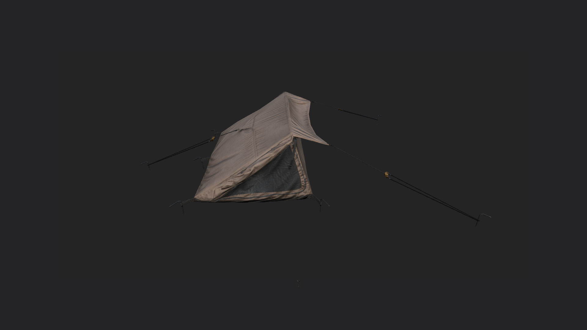 Tent 3D model 005 Low-poly 3D model_4