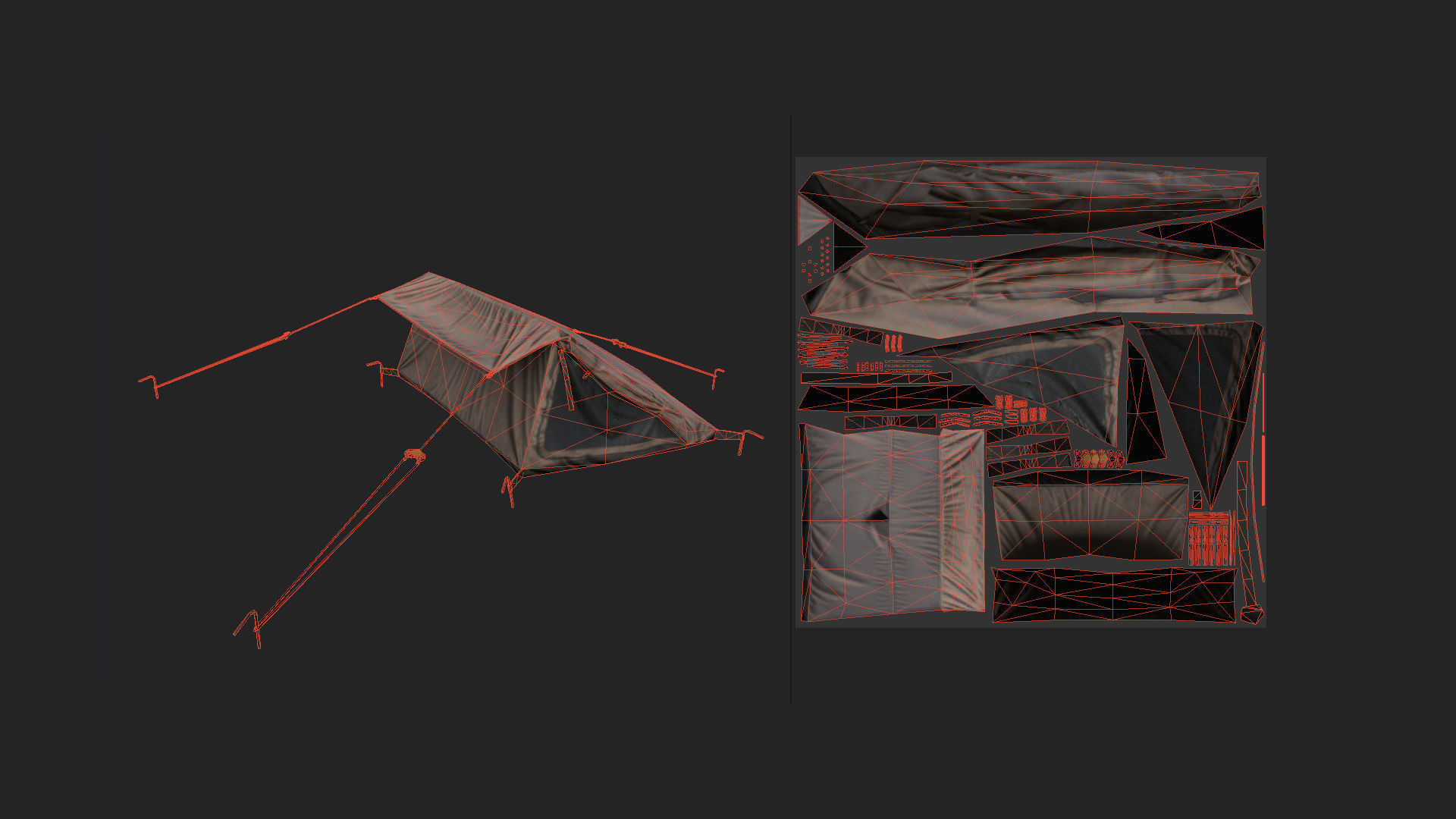 Tent 3D model 005 Low-poly 3D model_8