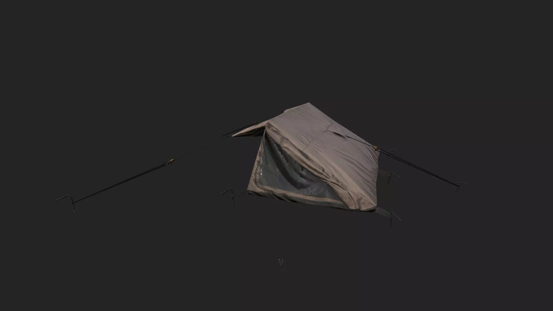 Tent 3D model 005 Low-poly 3D model_0